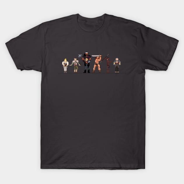 Conan the Pixelated T-Shirt by 84Nerd